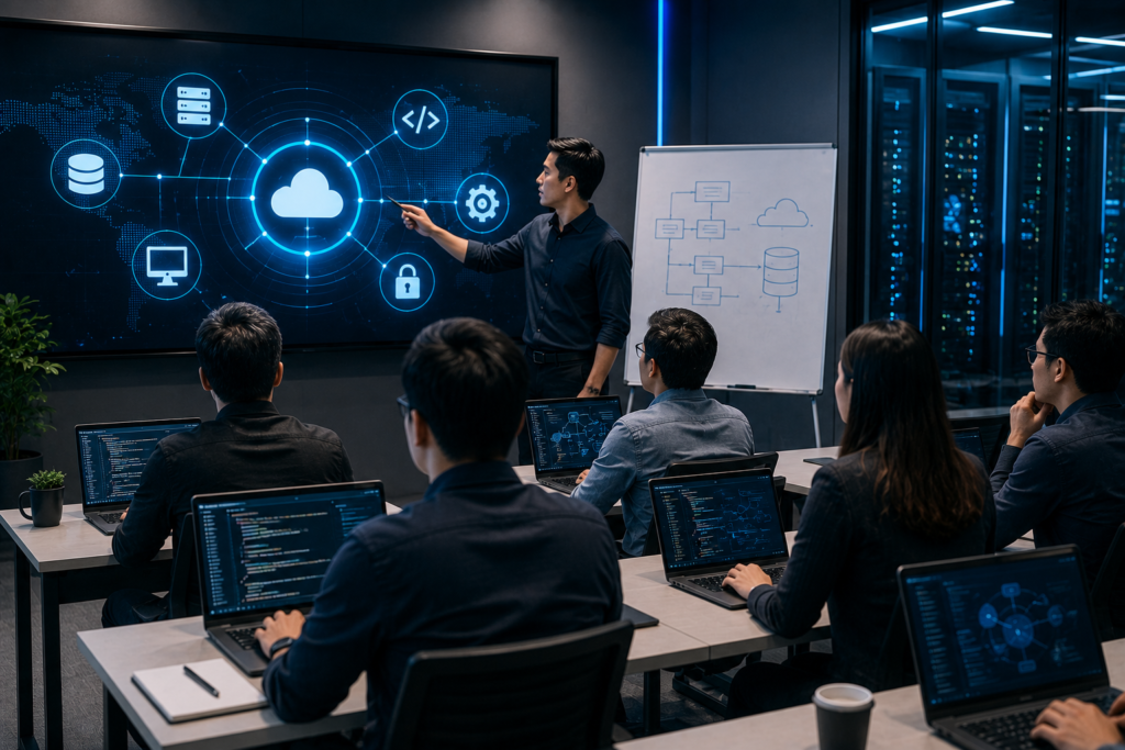 Advance technical skills with NTP PROSPERA NEXUS through expert-led training in AI, cloud, software development, data, and enterprise technologies.