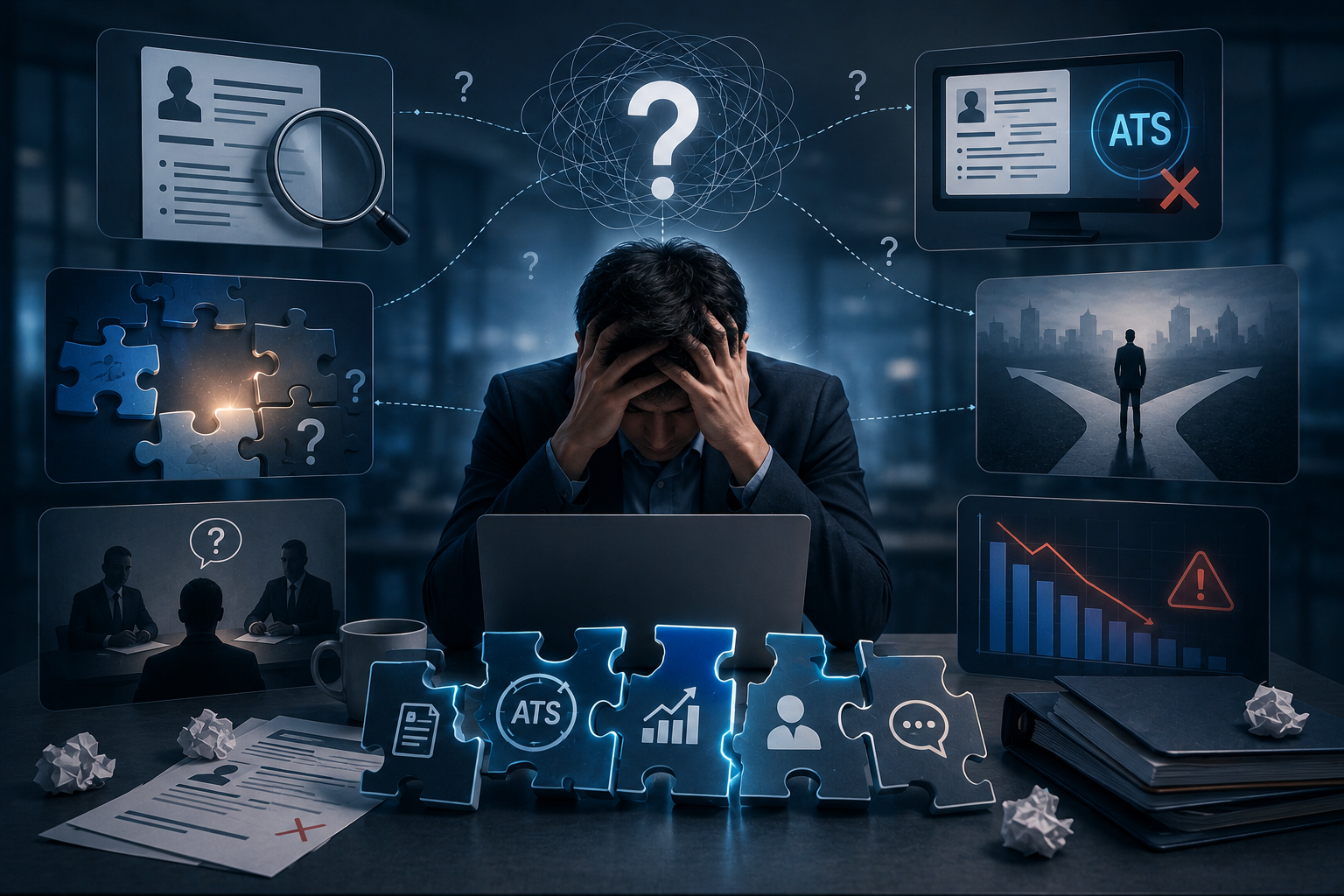 Many professionals struggle to understand why they are not getting interview opportunities despite having relevant experience. Resume optimization, ATS compatibility, skill gap identification, career planning, and interview preparation are often handled separately, making career development inefficient and confusing. CareerPilot AI addresses this challenge by providing a unified, AI-powered career intelligence platform that helps users understand their current position, identify improvement opportunities, and build a clear roadmap toward their target career goals.